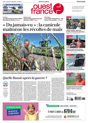 Cover of Ouest France (Pays d'Auge)