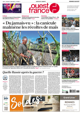 Cover of Ouest-France (Rennes Sud-Est)
