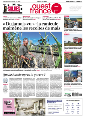 Cover of Ouest-France (Saint-Brieuc Lamballe)