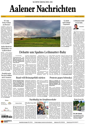 Cover of Aalener Nachrichten