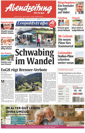 Cover of Abendzeitung Munchen