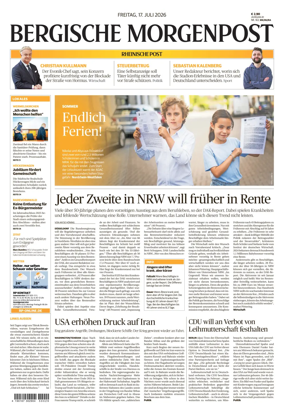 Cover of Bergische Morgenpost Wermelskirchen/Huckeswagen/Radevormwald