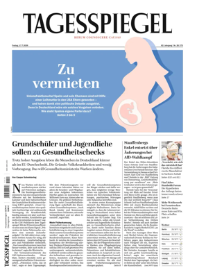 Cover of Der Tagesspiegel