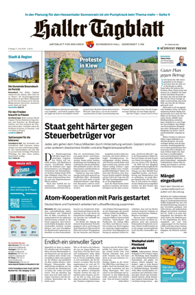 Cover of Haller Tagblatt