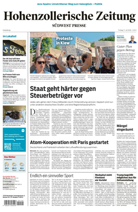 Cover of Hohenzollerische Zeitung