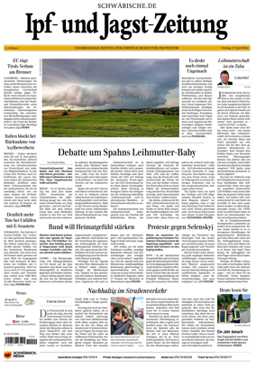 Cover of Ipf- und Jagst-Zeitung