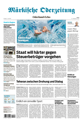Cover of Markische Oderzeitung Oderland-Echo