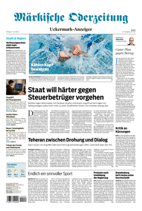 Cover of Markische Oderzeitung Uckermarkanzeiger