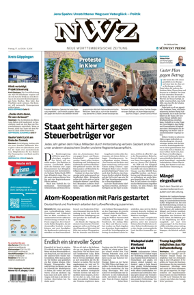 Cover of NWZ – Neue Wurttembergische Zeitung