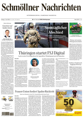 Cover of Ostthuringer Zeitung (Schmolln)