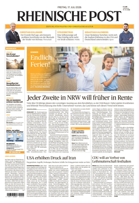 Cover of Rheinische Post Duesseldorf Meerbusch