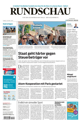 Cover of Rundschau fur den Schwabischen Wald – Der Kocherbote