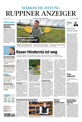 Cover of Ruppiner Anzeiger