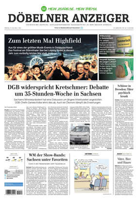 Cover of Sachsische Zeitung (Dobeln)