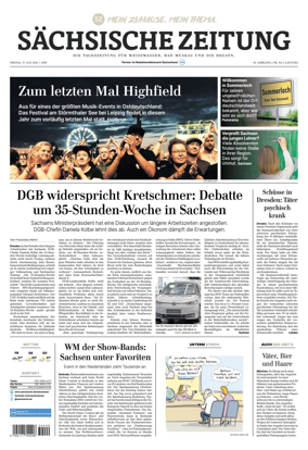 Cover of Sachsische Zeitung (Weiswasser)