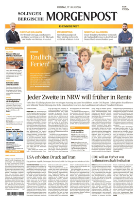 Cover of Solinger Bergische Morgenpost/Remscheid