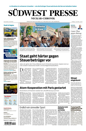 Cover of SUDWEST PRESSE - Neckar-Chronik