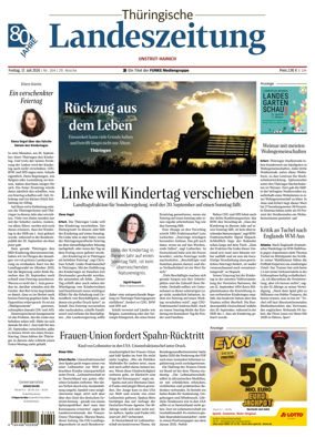 Cover of Thuringische Landeszeitung (Unstrut-Hainich-Kreis)