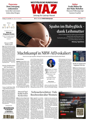 Cover of Westdeutsche Allgemeine Zeitung (Castrop-Rauxel)
