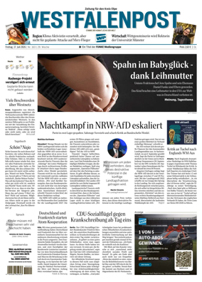 Cover of Westfalenpost (Olpe)