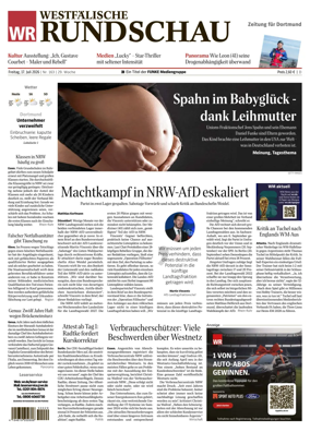 Cover of Westfalische Rundschau (Dortmund-Sud II)