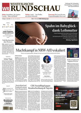 Cover of Westfalische Rundschau (Ennepetal)