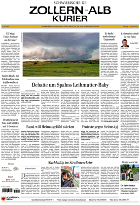 Cover of Zollern-Alb-Kurier (Balingen)