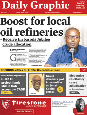 Cover of Daily Graphic