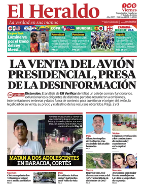 Cover of Diario El Heraldo