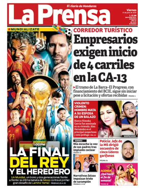 Cover of Diario La Prensa