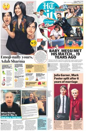 Cover of Hindustan Times (Lucknow) - Live