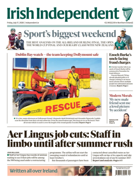 Cover of Irish Independent