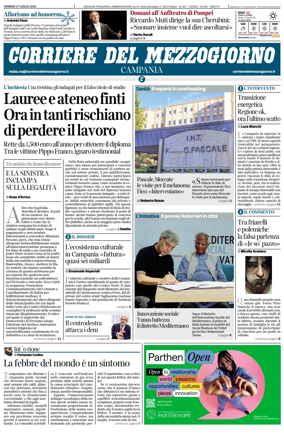 Cover of Corriere del Mezzogiorno (Campania)