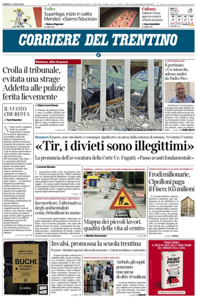 Cover of Corriere del Trentino