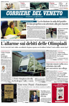 Cover of Corriere del Veneto (Padova e Rovigo)