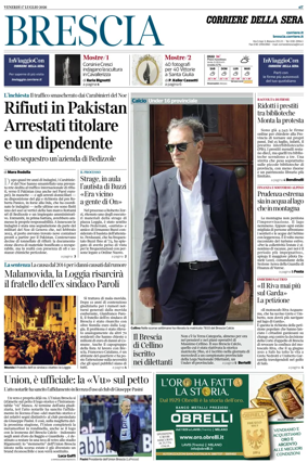 Cover of Corriere della Sera (Brescia)