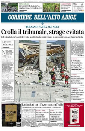 Cover of Corriere dell'Alto Adige