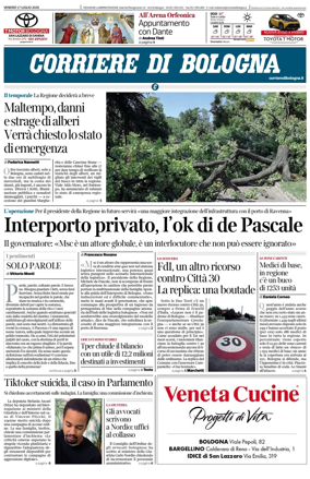 Cover of Corriere di Bologna