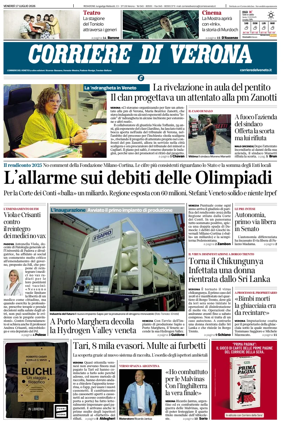 Cover of Corriere di Verona