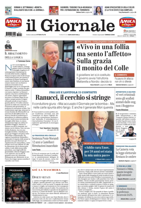 Cover of Il Giornale (Italy)