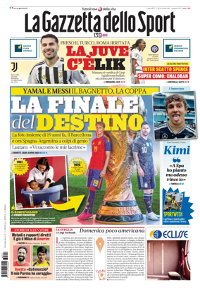 Cover of La Gazzetta dello Sport - Roma