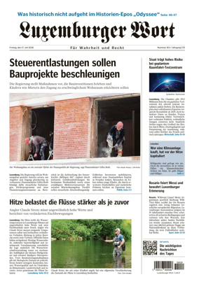 Cover of Luxemburger Wort