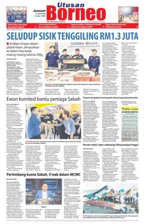 Cover of Utusan Borneo (Sabah)