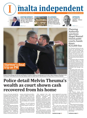 Cover of Malta Independent