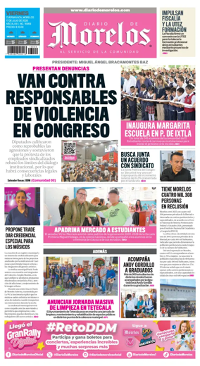 Cover of Diario de Morelos
