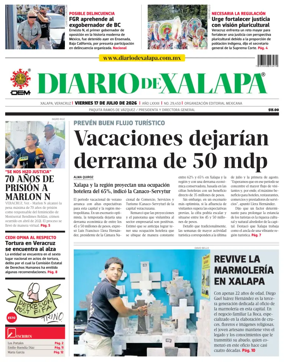 Cover of Diario de Xalapa