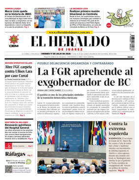 Cover of El Heraldo de Juarez