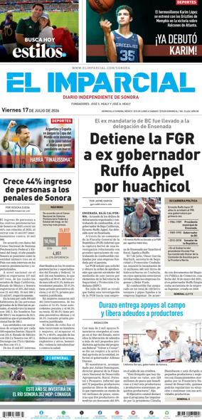 Cover of El Imparcial