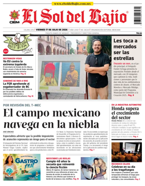 Cover of El Sol de Bajio