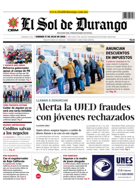 Cover of El Sol de Durango
